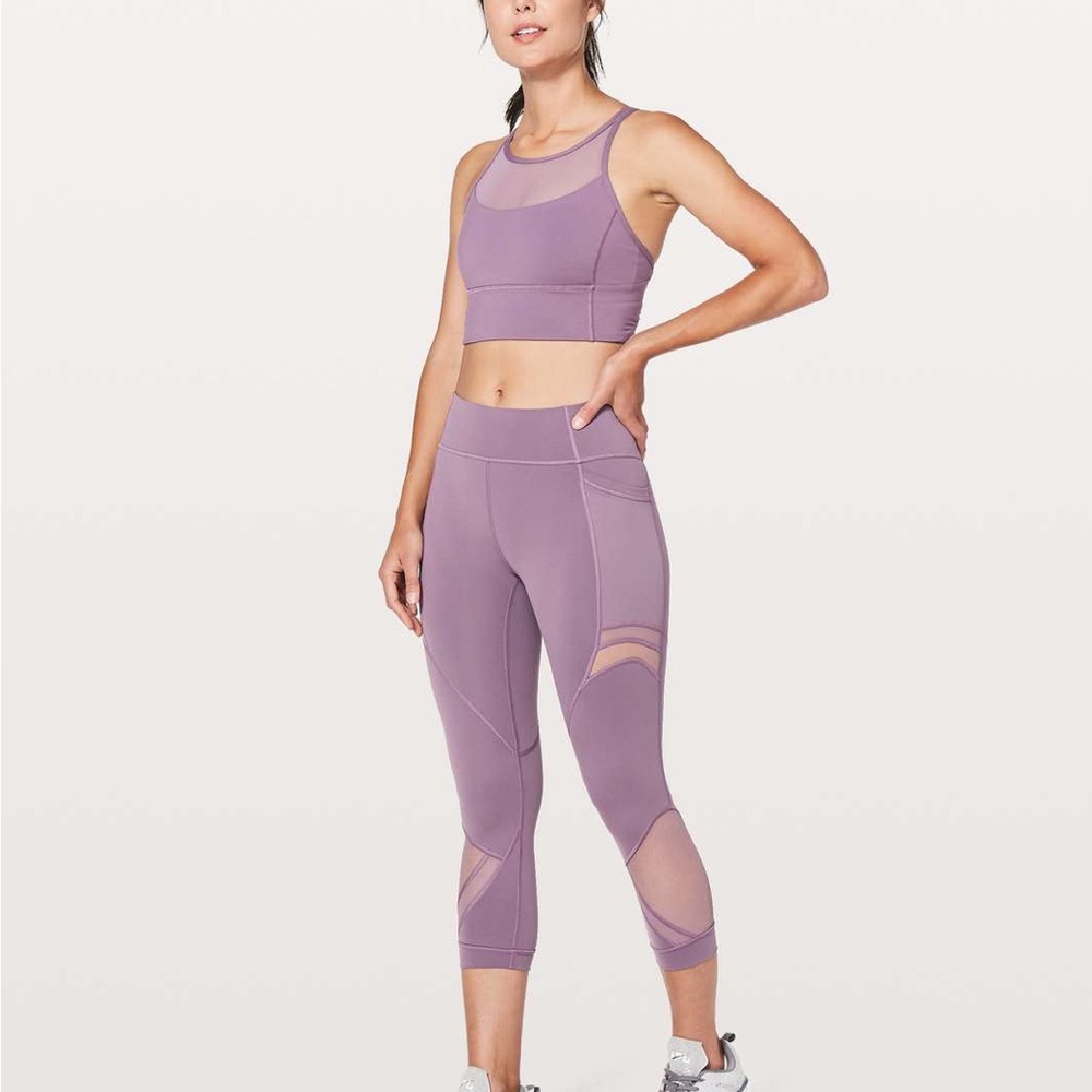 Lululemon Forget The Sweat Crop *21"
Smoked Mulberry - Picture 5 of 8